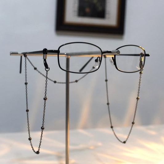 Punk Gothic Silver/Black/Gold Frame Glasses