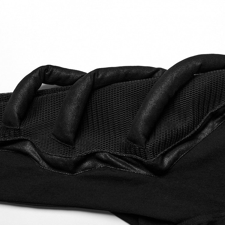 Black Punk Techwear Trousers