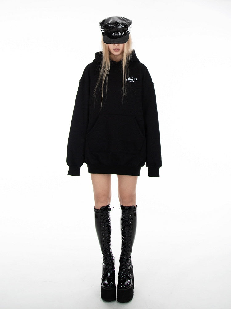 Black Long Sleeves Hoodie