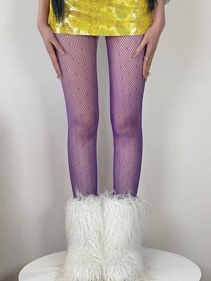 7 Color Options Y2K Polka-dot Pattern Tights