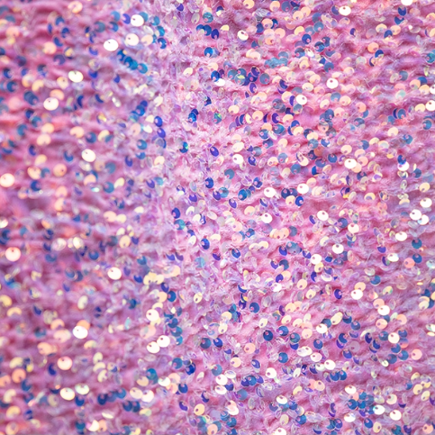 Shimmering Pink Sequin Tote Bag - Single Shoulder Carry