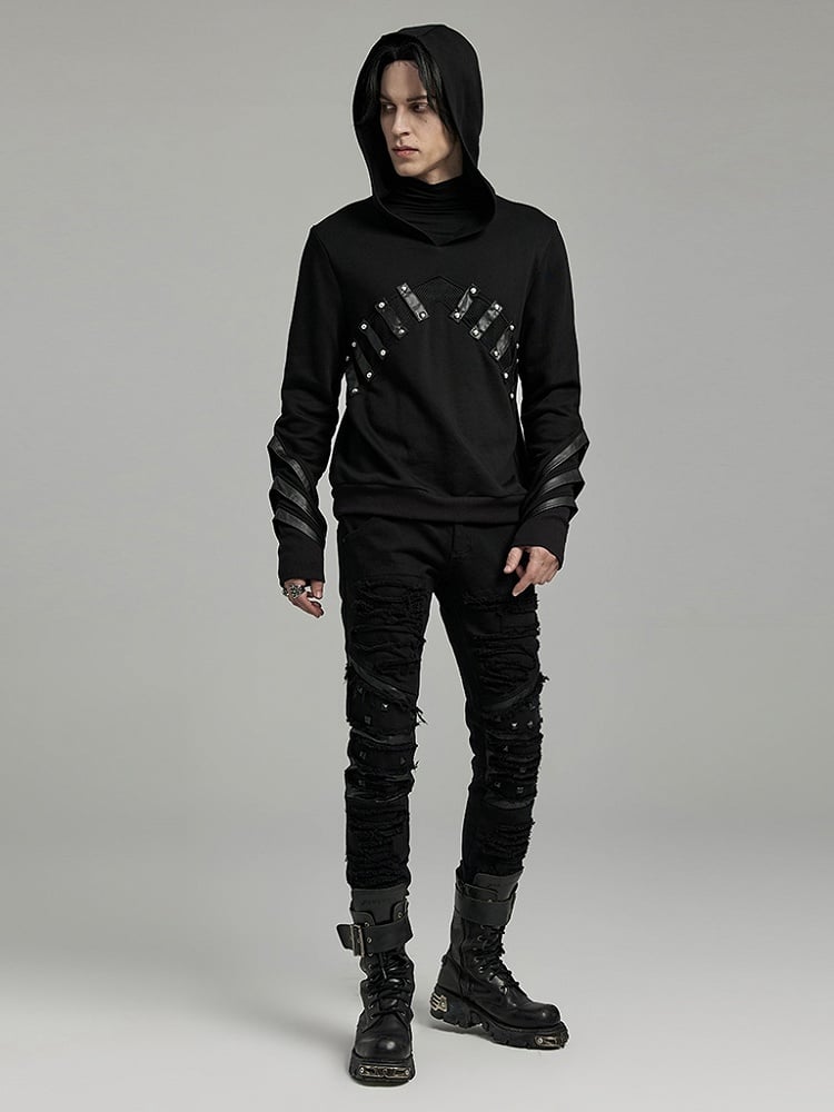 Black Punk Personalized Hoodie