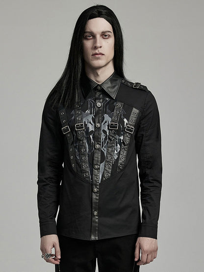 Punk Handsome Printed Shirt
