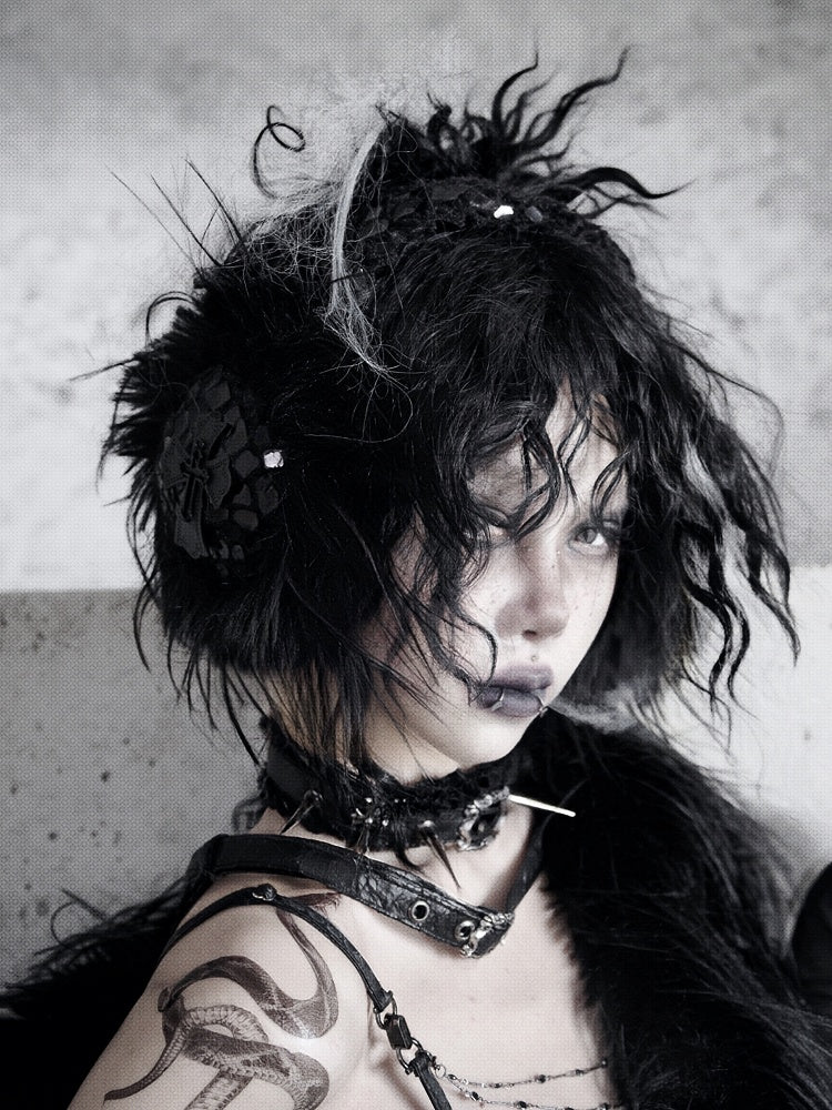 Black Fluffy Earmuffs