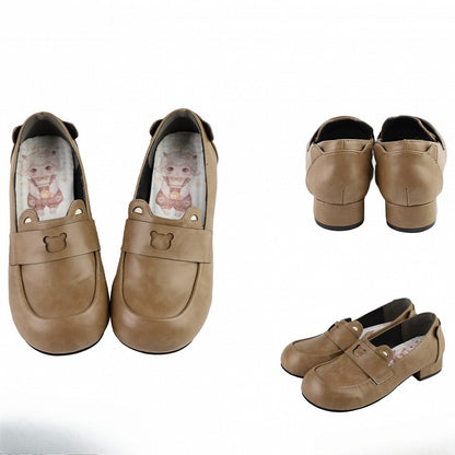 Light Brown Bear Design JK Slipons
