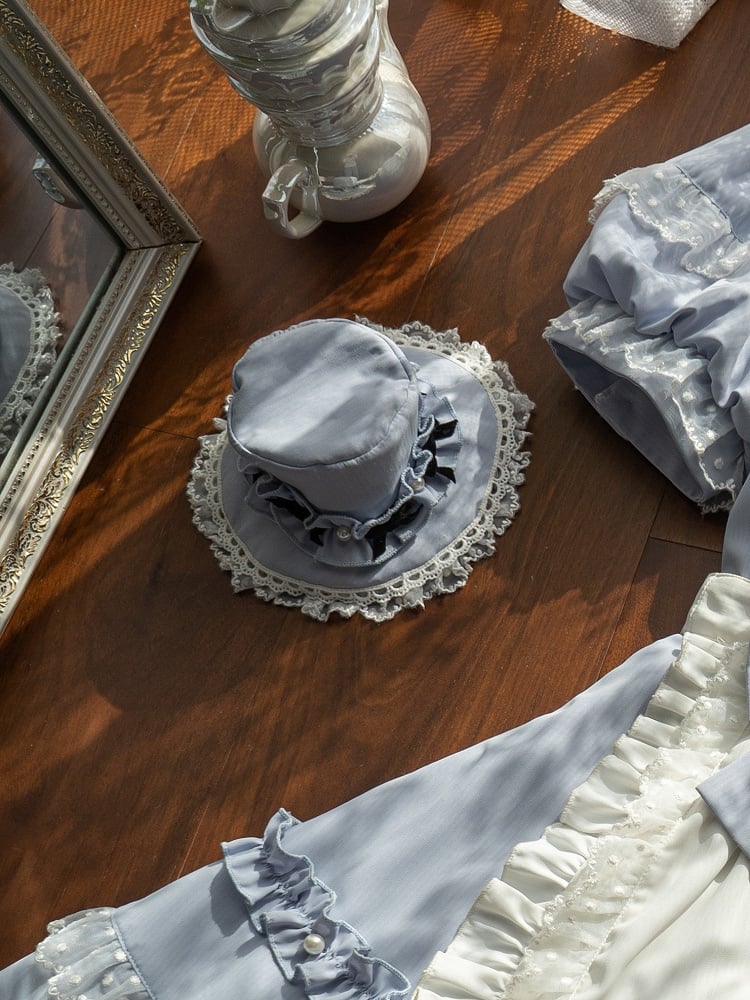 Clearance -Alice Blue Lolita Mini Hat