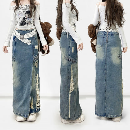 White Y2K Bittersweet Letter And Cat Print Off-the-shoulder Neckline Top