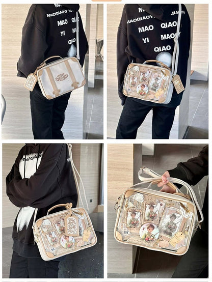7 Colors Square Crossbody Ita Bag