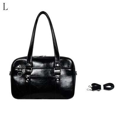 Black JK Uniform Bag – 3 Ways to Wear: Crossbody, Shoulder, or Hand