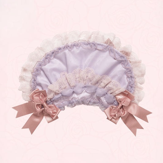 Blue / Purple & Pink Bows Decoration Bonnet