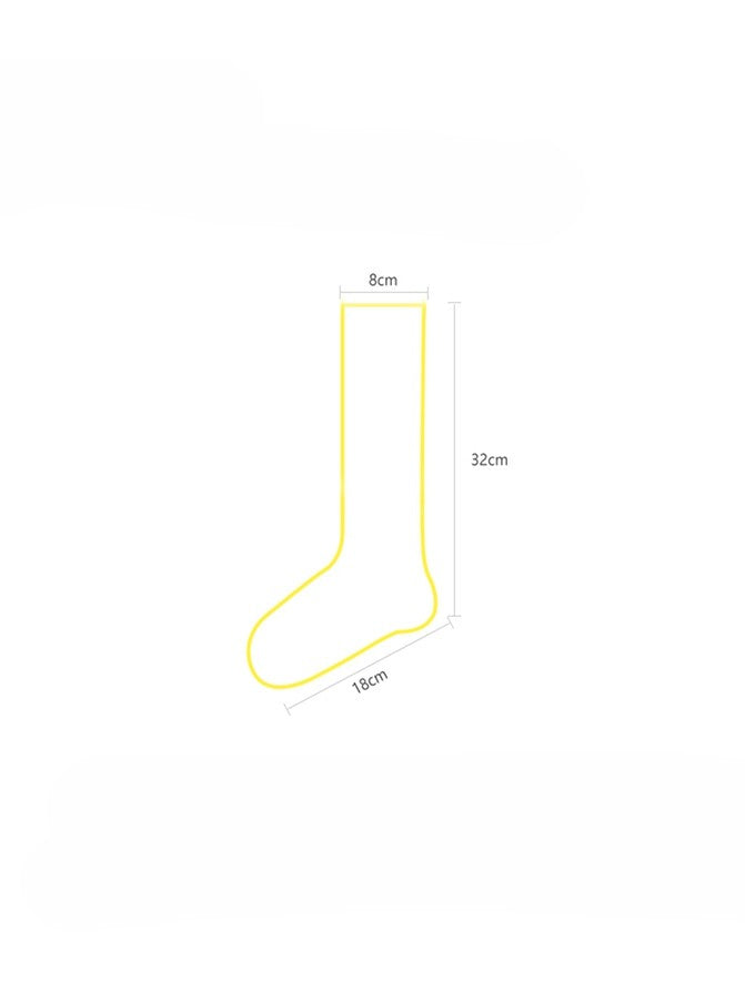 White/Black Crisscorss Banded Bowknot Details Over-knee Stockings