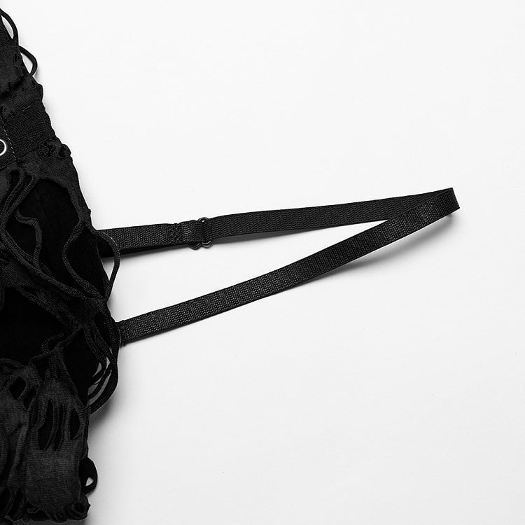 Black Wasteland Punk Slip Dress