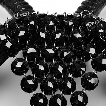 Black Goth Demon Horn Headwear