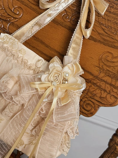 Champagne / Black / Silver Hand Bag