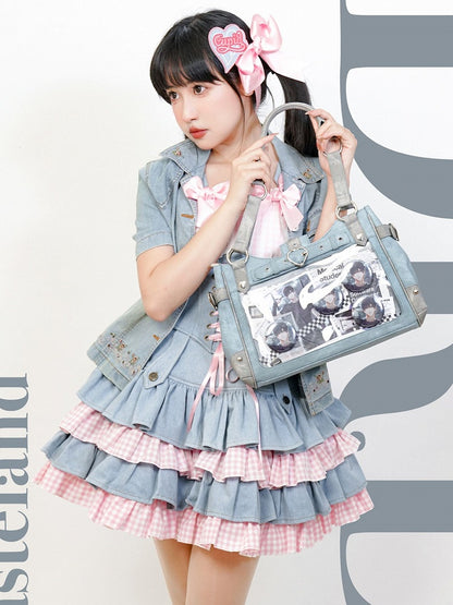 Cyan Motorcycle Ita Shoulder Bag