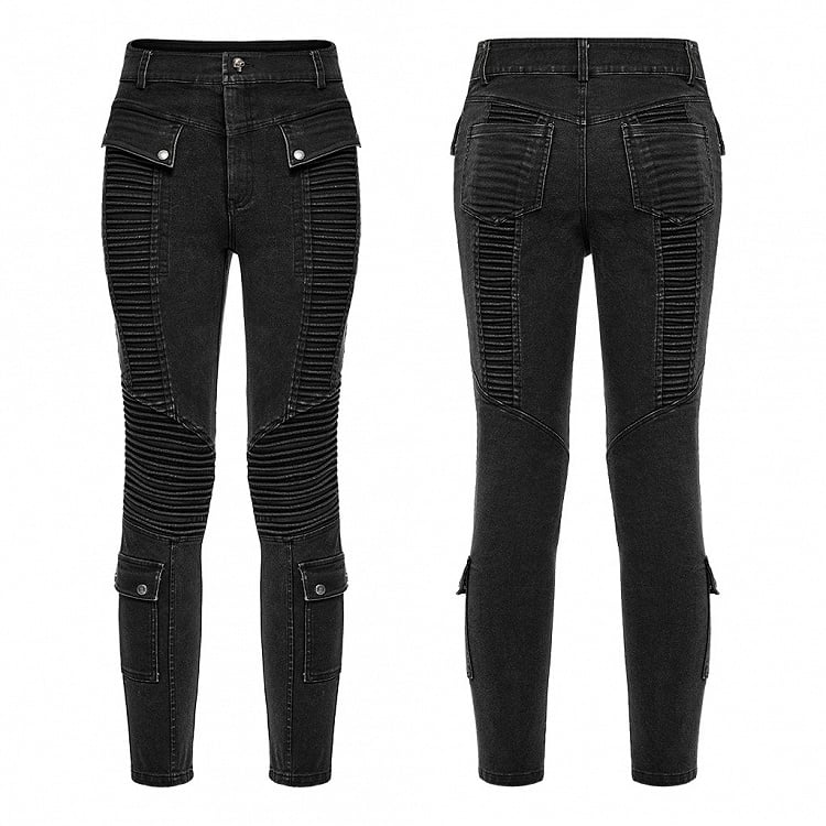 Punk Denim Pants