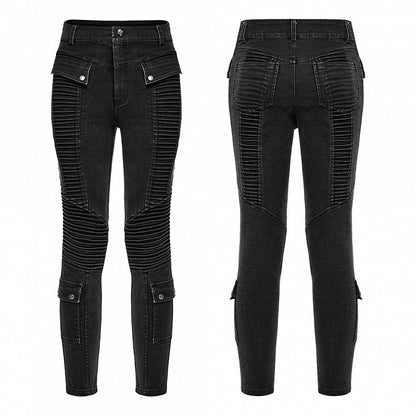 Punk Denim Pants
