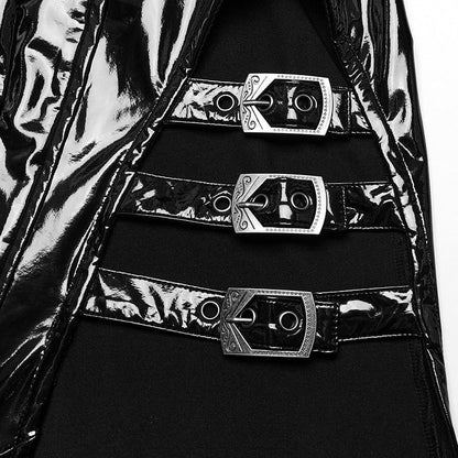 Black Sexy Punk Slit Dress