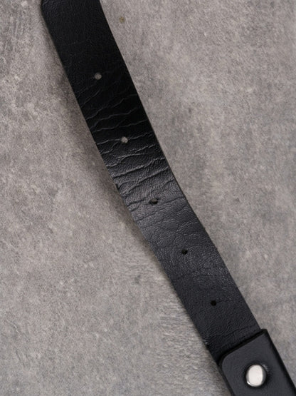 Black Gothic Cross Pendant Studs Design Buckle Choker