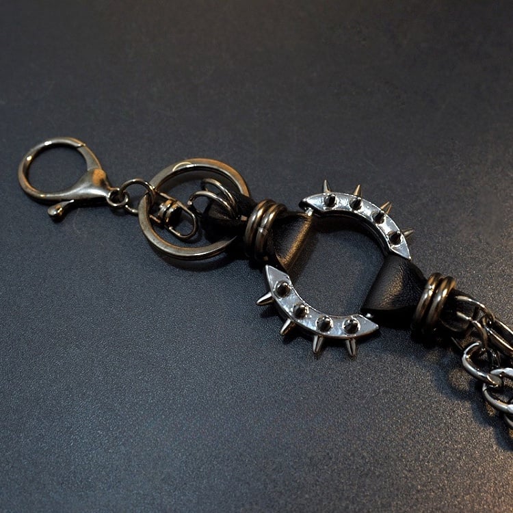 Black Waist Chain + Black Star Details Waist Belt