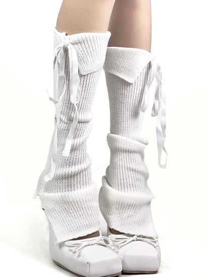 5 Color Options Knitted Leg Warmers