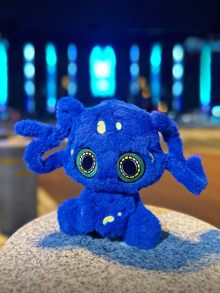 Sapphire Blue Octopus Gothic Plushie