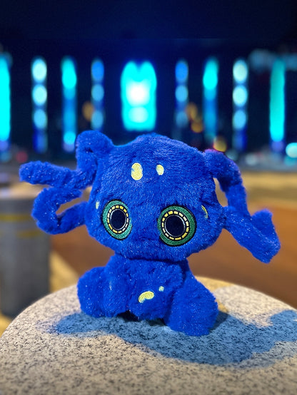 Sapphire Blue Octopus Gothic Plushie
