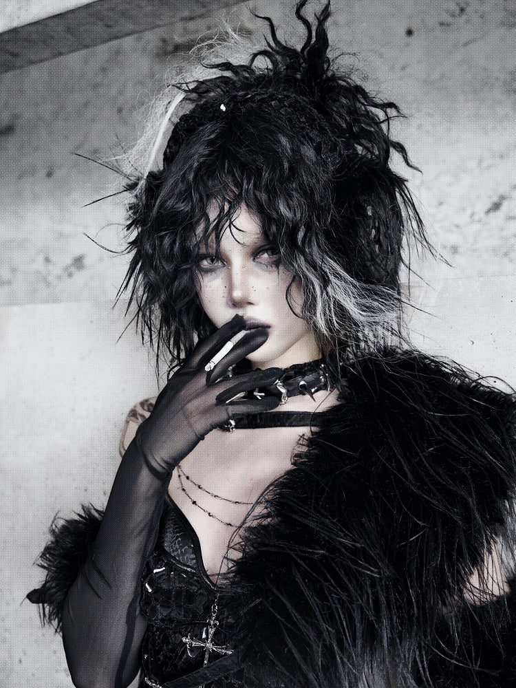 Black Fluffy Earmuffs