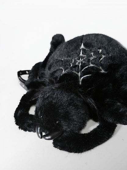 Black Spider Plush Backpack