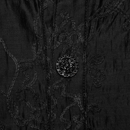 Goth Men's Embroidered Shirt