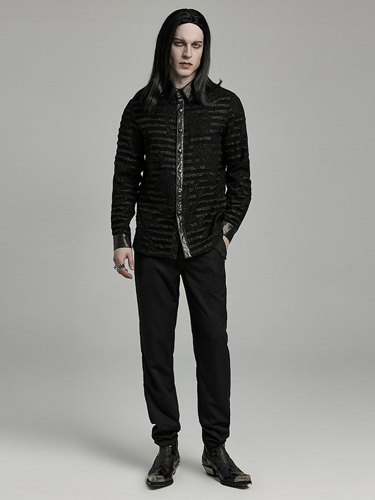 Minimalist Goth Men's Shirt