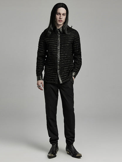 Minimalist Goth Men's Shirt