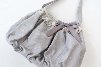 Pink / Blue / Gray Hand Bag