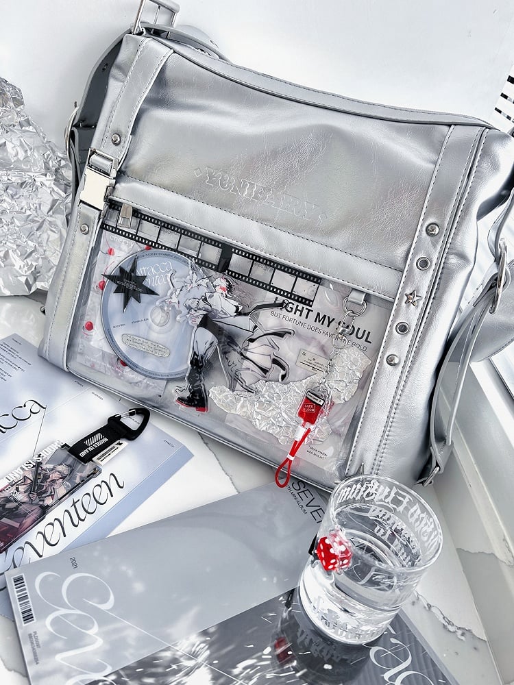 Silver Stud Detail Buckle Strap Ita Bag