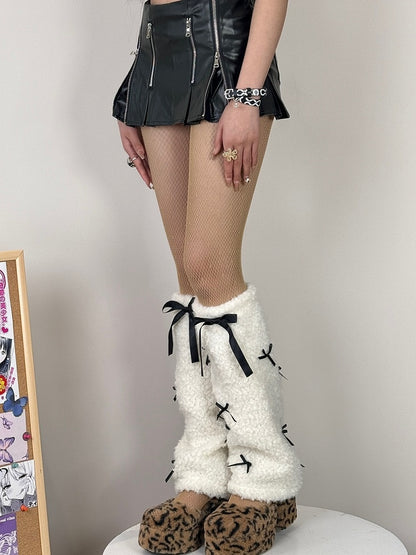 7 Color Options Y2K Polka-dot Pattern Tights