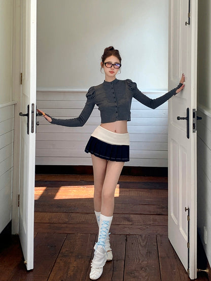 6 Color Options Lace-up Details Loose Leg Warmers