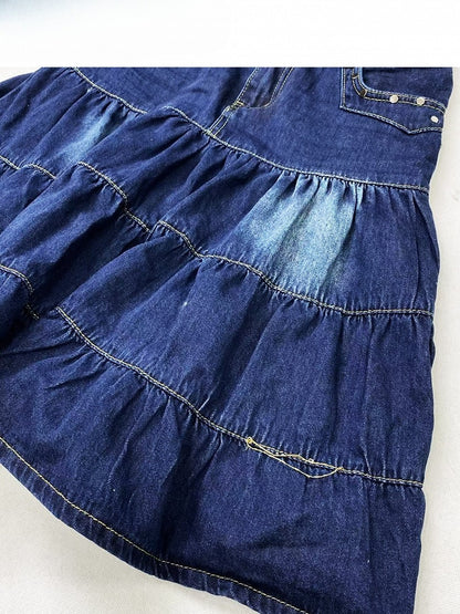 Blue Y2K Denim Skirt