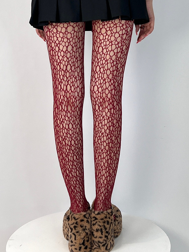 6 Color Options Y2K Cut-out Design Tights