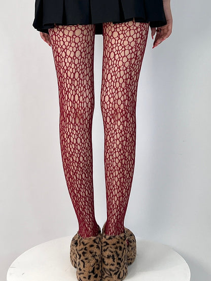 6 Color Options Y2K Cut-out Design Tights