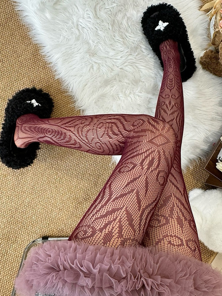 5 Color Options Y2K Hollow-out Tights