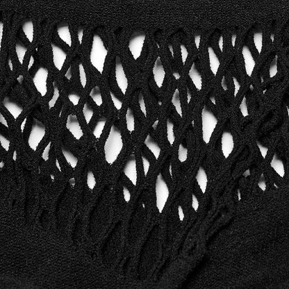 Black Punk Mesh Tees Set