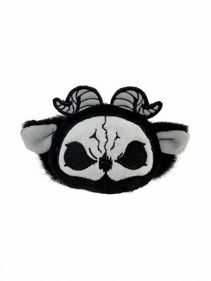 Black and White Grim Reaper Gothic Plush Hairclip