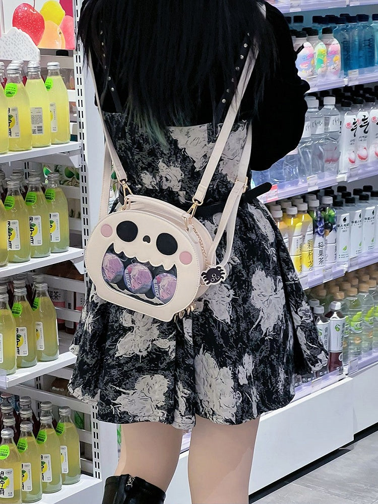 Halloween White Skeleton Ita Bag Large/Small Version