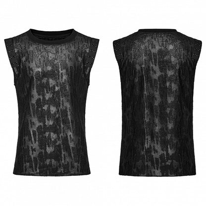 Black Goth Daily Tank Top