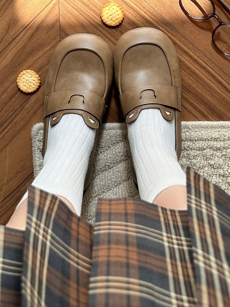 Light Brown Bear Design JK Slipons