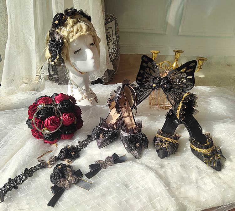 Sphenoid Bone Hime Lolita Dress Flowers Ball Bag