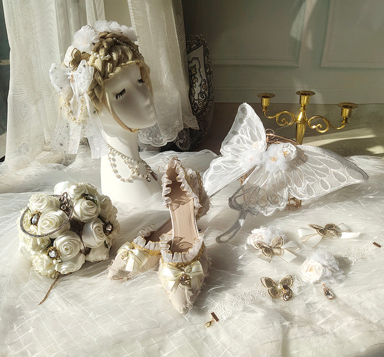 Sphenoid Bone Hime Lolita Dress Flowers Ball Bag