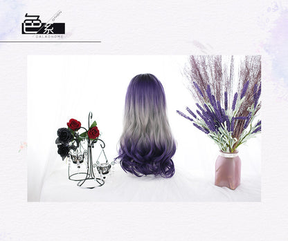 Highlights Gradient Long Big Wave Curly Synthetic Wig