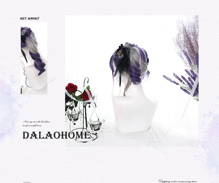 Highlights Gradient Long Big Wave Curly Synthetic Wig