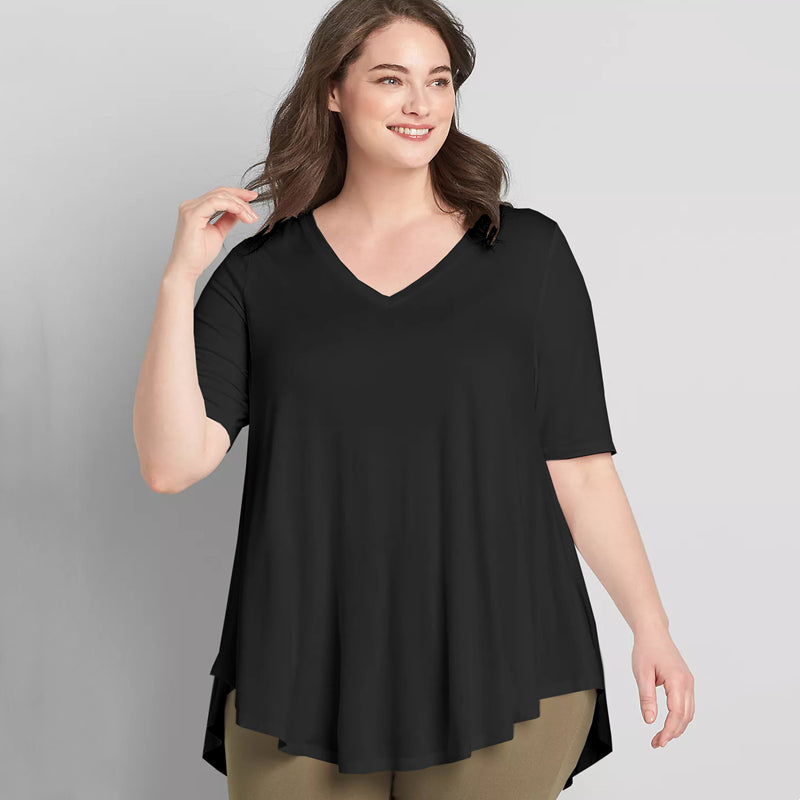 V-Neck Short Sleeve T-Shirt